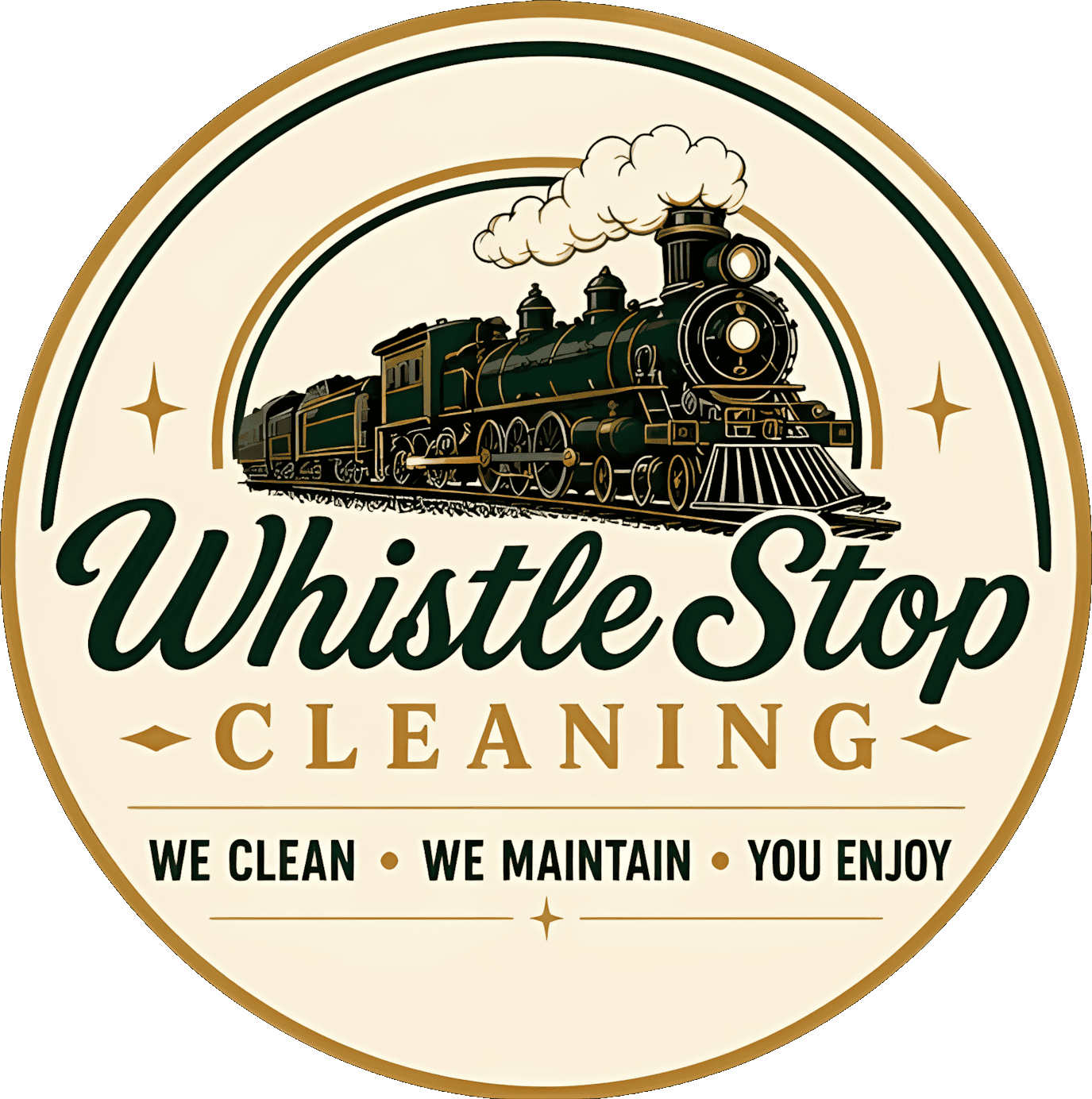 Whistle Stop Cleaning logo